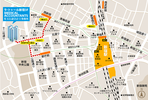 〒160-0023 東京都新宿区西新宿6-15-1　セントラルパークタワー・ラトゥール新宿3F